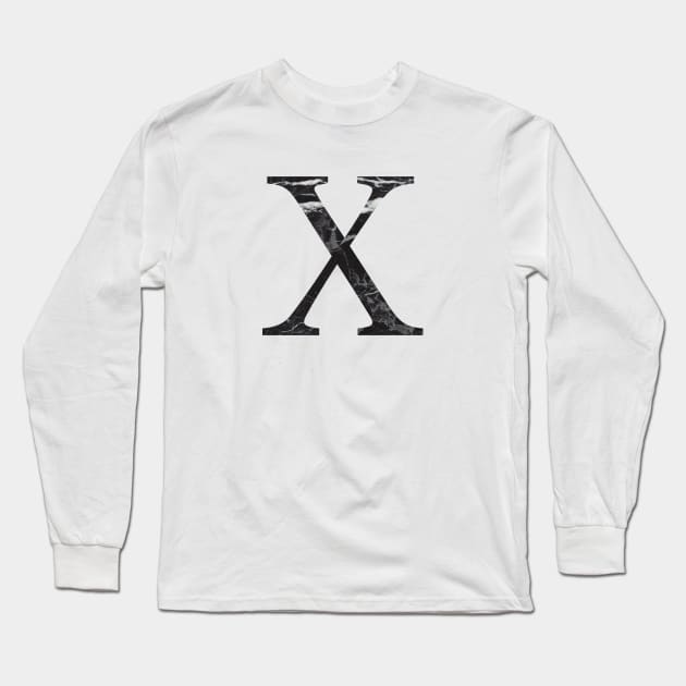 Marble X Long Sleeve T-Shirt by lolosenese